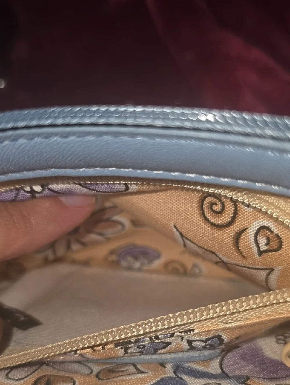 Brighton Light Blue Women’s Shoulder Bag with Heart Charm